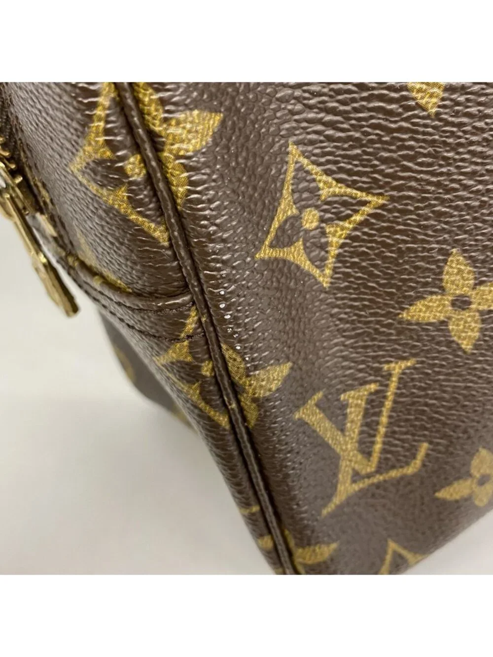 Louis Vuitton Pouch Monogram Trousse Toilet 28 Brown